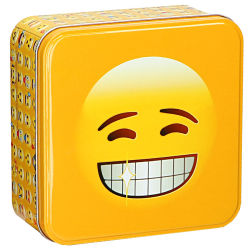 Aufbewahrungsdose Emoji Design Metall - Zähne