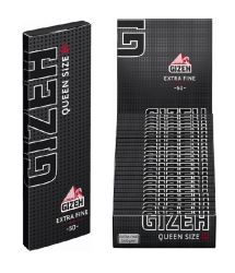 GIZEH Black Queen Size 25er Box/50 Blatt