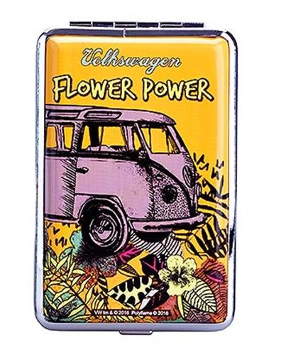 Zigarettenetui VW " FLOWER POWER " Volkswagen  Gelb