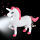 Schlüsselanhänger-Einhorn mit Sound & LED ca.9cm