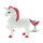 Schlüsselanhänger-Einhorn mit Sound & LED ca.9cm