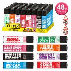 Clipper Feuerzeug " Sigma Impact " 48er Display