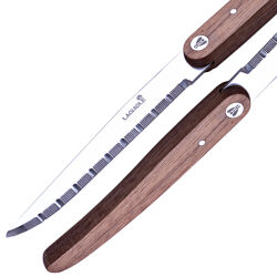 Laguiole 6er " Walnut " Steakmesser Set