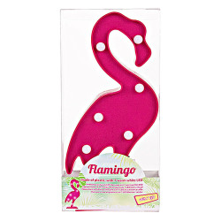 Kunststoff-Flamingo LED Lampe ca. 30cm