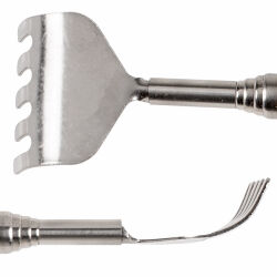Ausziehbarer Rückenkratzer als Schlüsselanhänger ca.17cm