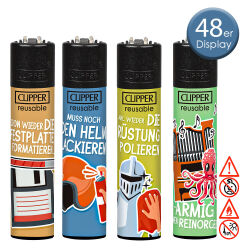 Clipper Feuerzeug " Trinksprüche " 48er...