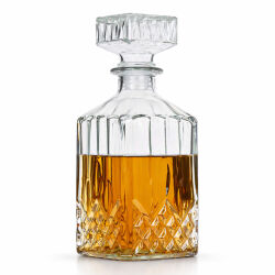 Whisky-Karaffe aus Glas ca. 0,8L Alpina