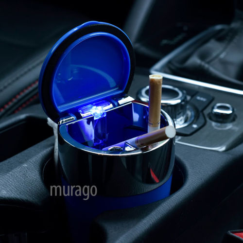 URFEDA Auto Aschenbecher mit LED Licht Zigarette Zigarre
