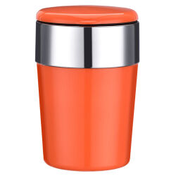 Auto-Aschenbecher " Bunt " mit LED Champ Orange