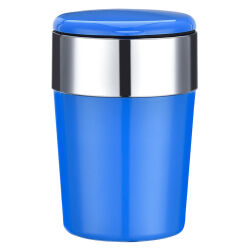 Auto-Aschenbecher " Bunt " mit LED Champ Blau