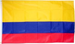 Kolumbien Fahne 150 x 90cm mit Metallösen
