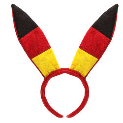 Plüsch-Haarfeifen Bunny Deutschland-Flagge