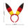 Plüsch-Haarfeifen Bunny Deutschland-Flagge