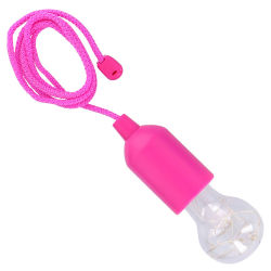 Kabellose LED-Lampe mit Schnurschalter Pink