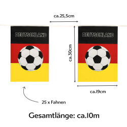 DEKO Fan-Set 14 teilig Deutschland