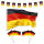 DEKO Fan-Set 14 teilig Deutschland