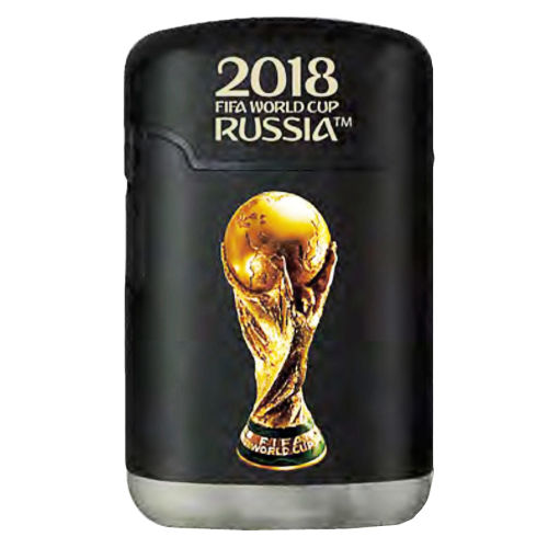 Feuerzeug " Fifa Worldcup Russia 2018 " EasyTorch 3D Pokal Beige