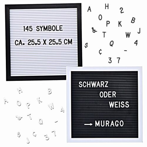 Letterboard ca.25,5 x 25,5cm Arti Casa