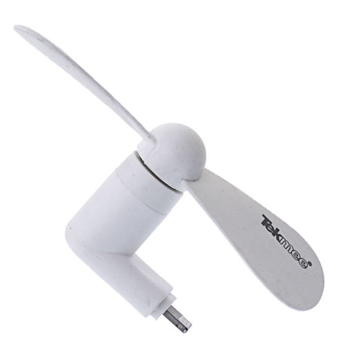 Tekmee Mini Ventilator Weiß - für iPhone 5,6,7,8,X-Serie Anschluss