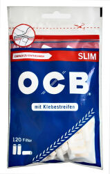 OCB Slim Filter mit Klebestreifen 10 x120er Beutel 6mm