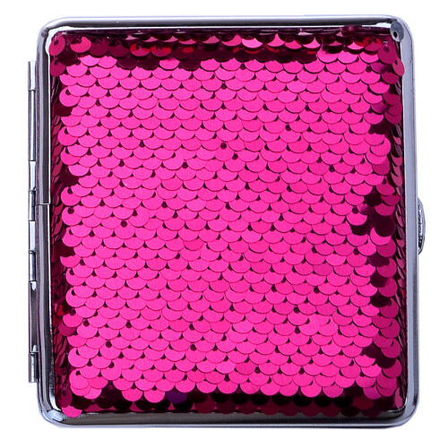 Zigarettenetui " Glitter " Champ 20er in Pink