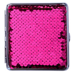 Zigarettenetui " Glitter " Champ 20er in Pink