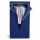 Mobiler Textilkleiderschrank mit Kleiderstange - Blau ca.160x75x50cm