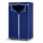 Mobiler Textilkleiderschrank mit Kleiderstange - Blau ca.160x75x50cm