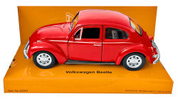 VW Modell-Auto Metall 11,5cm Welly Beetle Rot