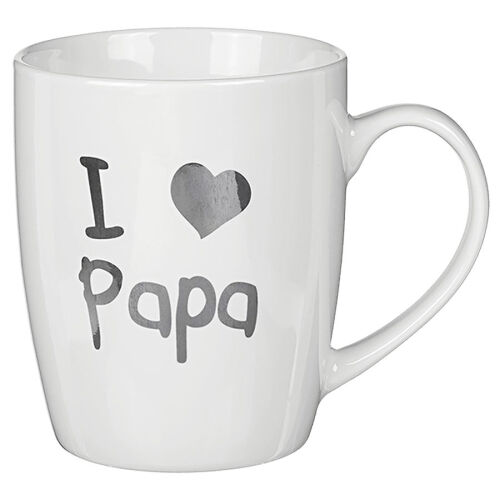 B-WARE: Becher I love Papa Porzellan Tasse ca.10x8cm