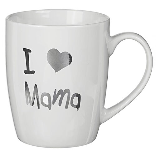 Becher I love Mama Porzellan Tasse ca.10x8cm