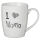 Becher I love Mama Porzellan Tasse ca.10x8cm