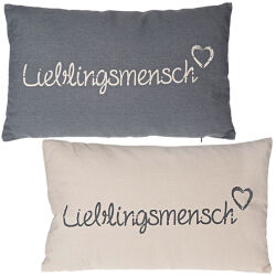 Deko-Kissen " Lieblingsmensch " ca.50cm