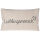 Deko-Kissen " Lieblingsmensch " ca.50cm Beige
