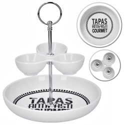 Dip-Etagere mit 2 Ebenen von Alpina