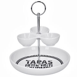 Dip-Etagere mit 2 Ebenen von Alpina