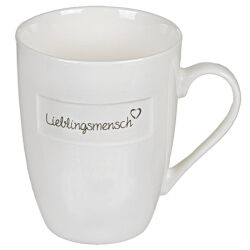 Kaffeebecher " Lieblingsmensch " ca.10x8cm