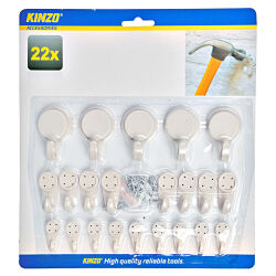 Wandhaken 22er Set Kinzo