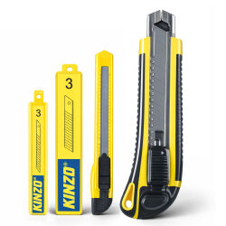 Cuttermesser 2er Set mit je 3 Abbrechklingen KINZO
