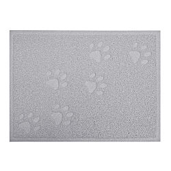 Futternapfunterlage 40x30cm für Hund und Katze Grau
