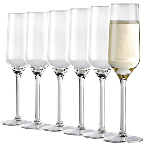 Weißweingläser Glas Ø 7.3 cm 22.5 cl 6 x Weingläser Höhe: 17.8 transparent 