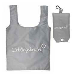 Einkaufstasche - Lieblingsbeutel Grau