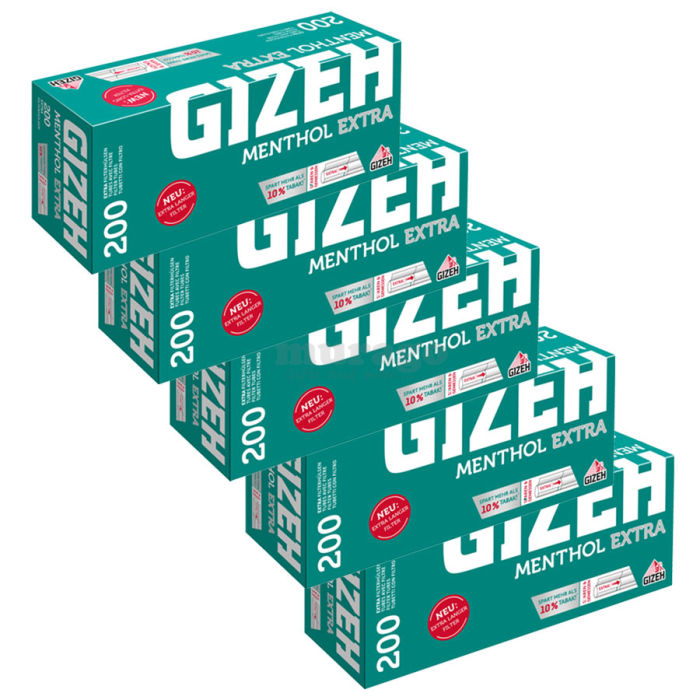 Gizeh Menthol Tip 200 Filterhülsenn 