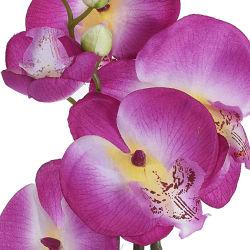 Kunstblume Orchidee im Topf ca.47cm