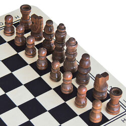 Schach-Brettspiel ca.29cm Holz