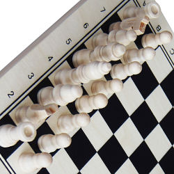 Schach-Brettspiel ca.29cm Holz