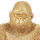 Gorilla Deko Figur ca.13cm Gold-Fabig