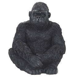 Gorilla Deko Figur ca.13cm Schwarz