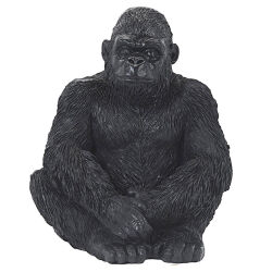 Gorilla Deko Figur ca.13cm Schwarz