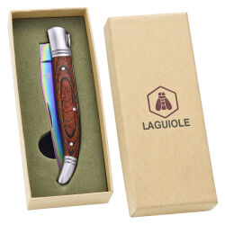 Laguiole Taschenmesser "Titanium Brown"